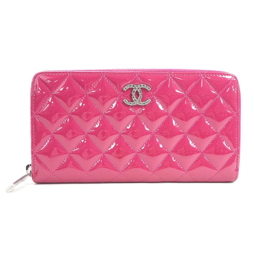 Auth Chanel Matelasse Cc Logo Long #78240C80B - Picture 1 of 12